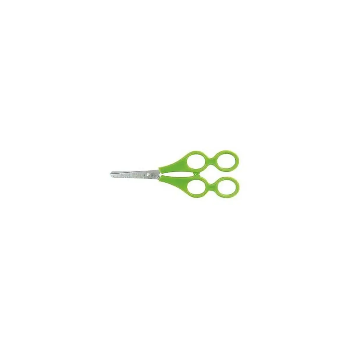 Paire de ciseaux d'apprentissage - Bouts ronds - 13 cm - Vert - Wonday photo du produit