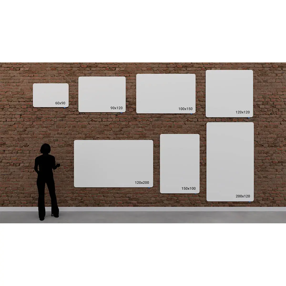 Tableau blanc sans cadre ESSENCE - Surface émaillée - 60 x 90 cm - Legamaster photo du produit