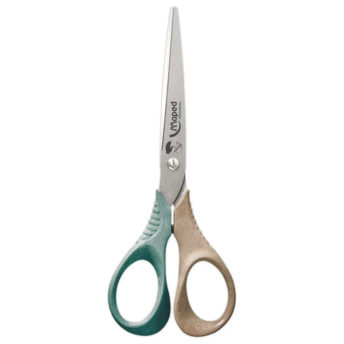 Ciseaux SHAPE GAUCHER 16cm SMILING PLANET, en bois FSC®, en blister photo du produit