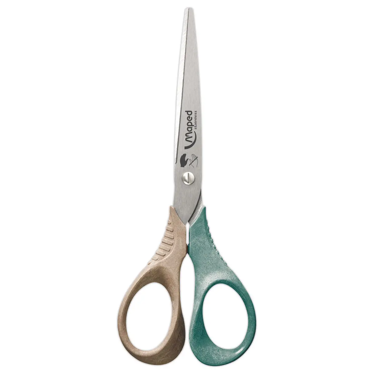 Ciseaux SHAPE GAUCHER 16cm SMILING PLANET, en bois FSC®, en blister photo du produit