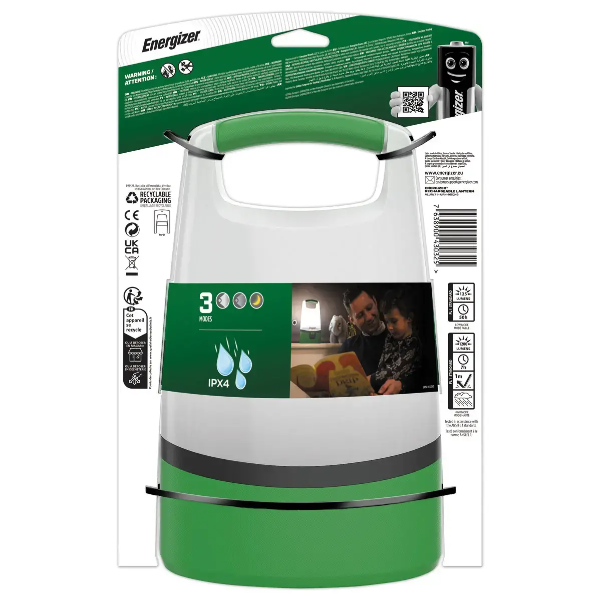 Lanterne USB - Rechargeable - Energizer photo du produit