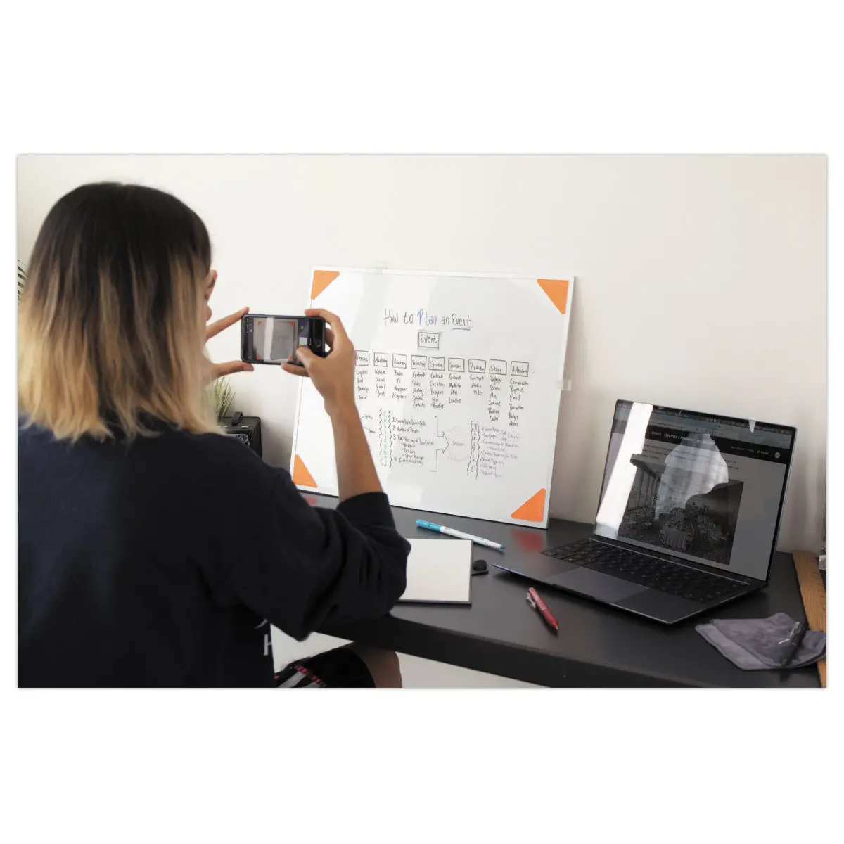 Balises autocollantes et réutilisables pour surface d'écriture Rocketbook Beacons - Rocketbook photo du produit