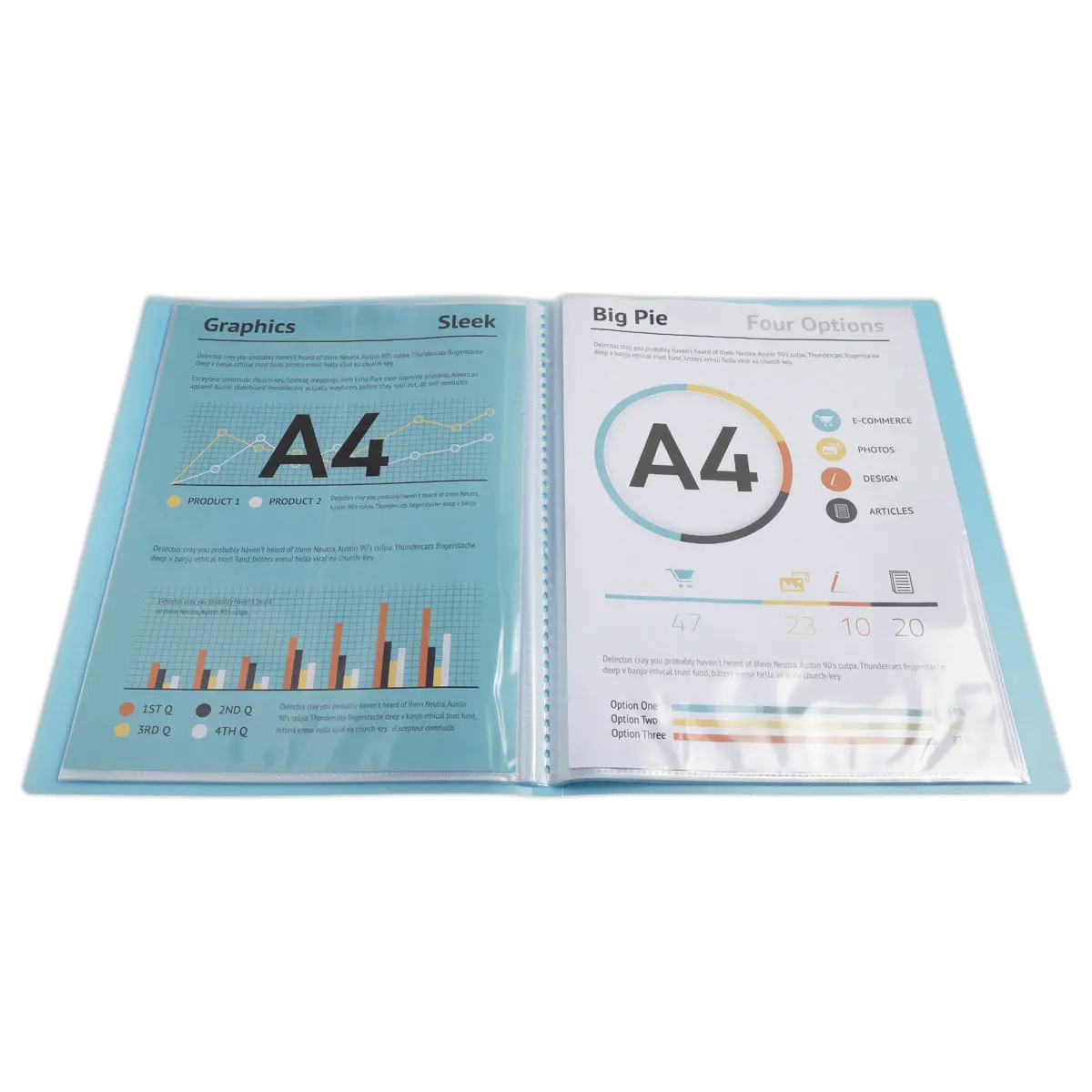 Protège-documents personnalisables Kreacover Pastel - 40 poches - Exacompta photo du produit