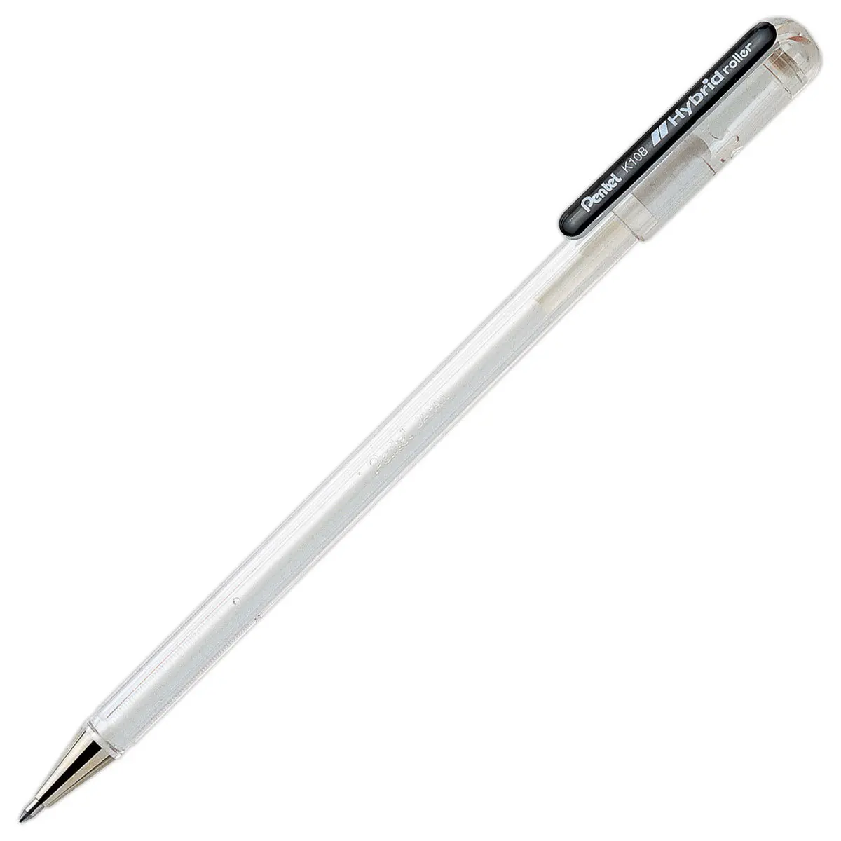 Stylo Hybrid Roller Pentel 0.8mm - Blanc photo du produit