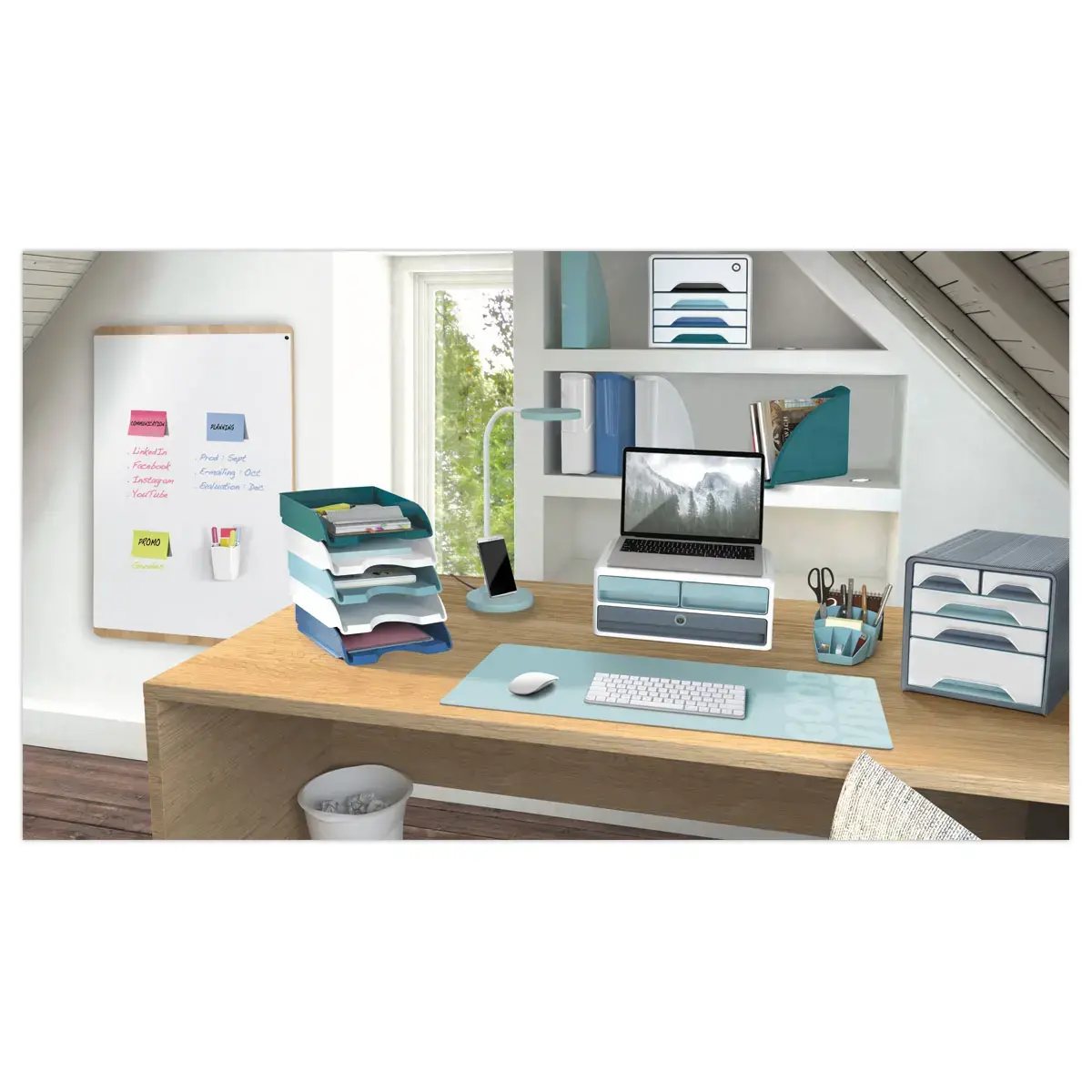 Pot &agrave; crayons PRO Gloss - Blanc opaque - CEP photo du produit