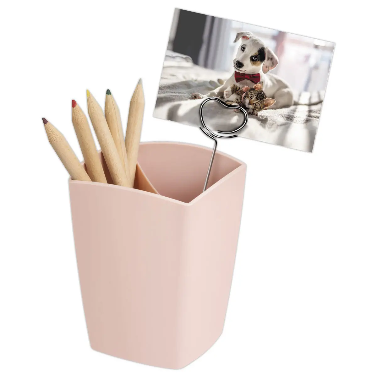 Pot à crayons CEP PRO GLOSS  opaque - Rose poudré photo du produit