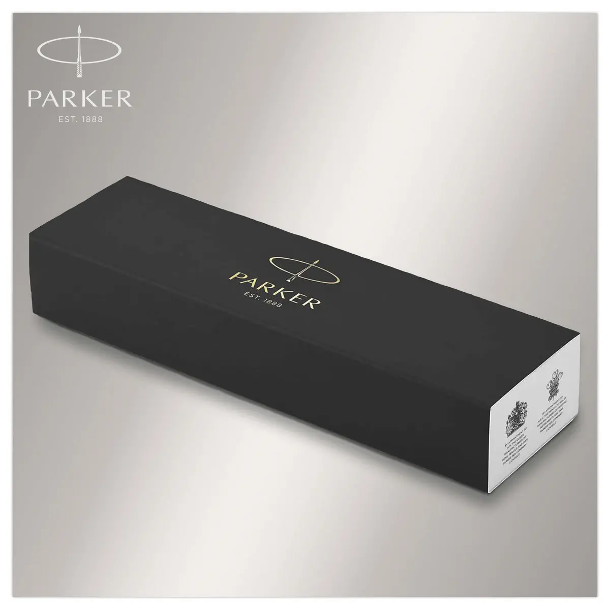 Stylo plume IM - Plume moyenne - Noir mat et finitions chrome - Parker photo du produit