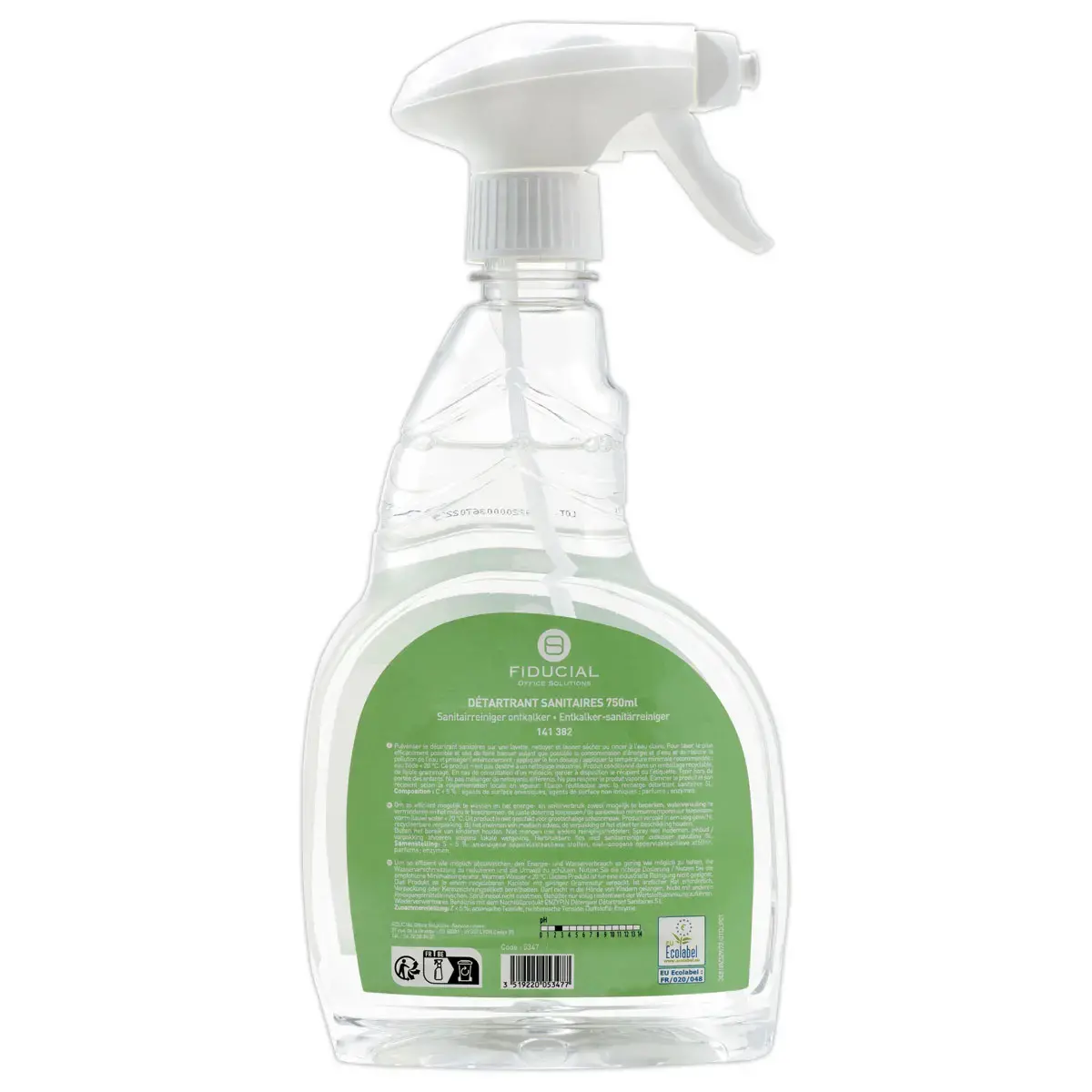 Détartrant sanitaire 750ml photo du produit