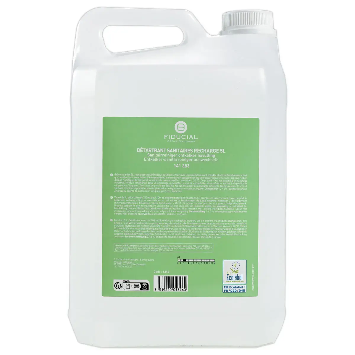 Détartrant sanitaire 5L photo du produit