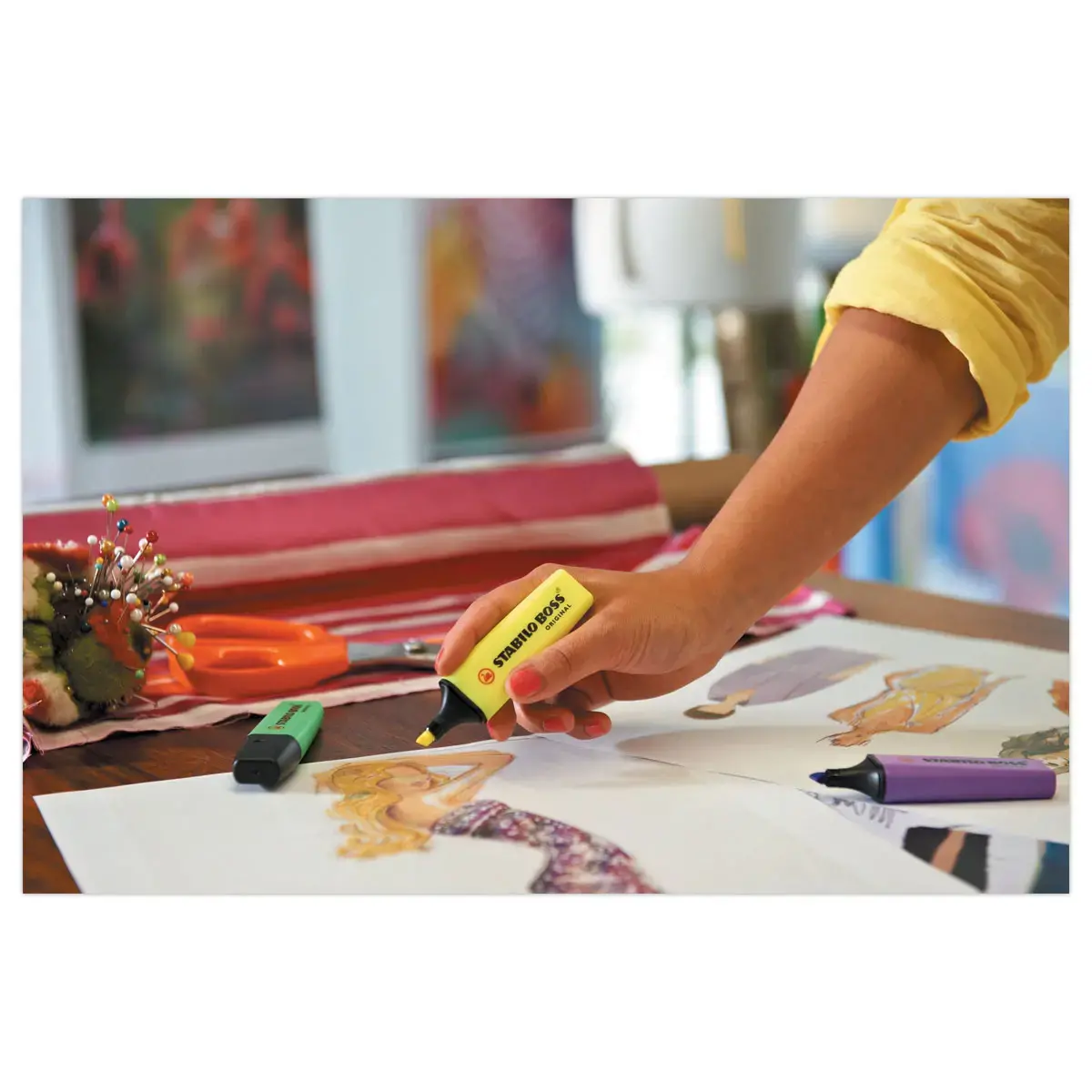 8 Surligneurs Stabilo Boss Original - Coloris assortis - STABILO photo du produit