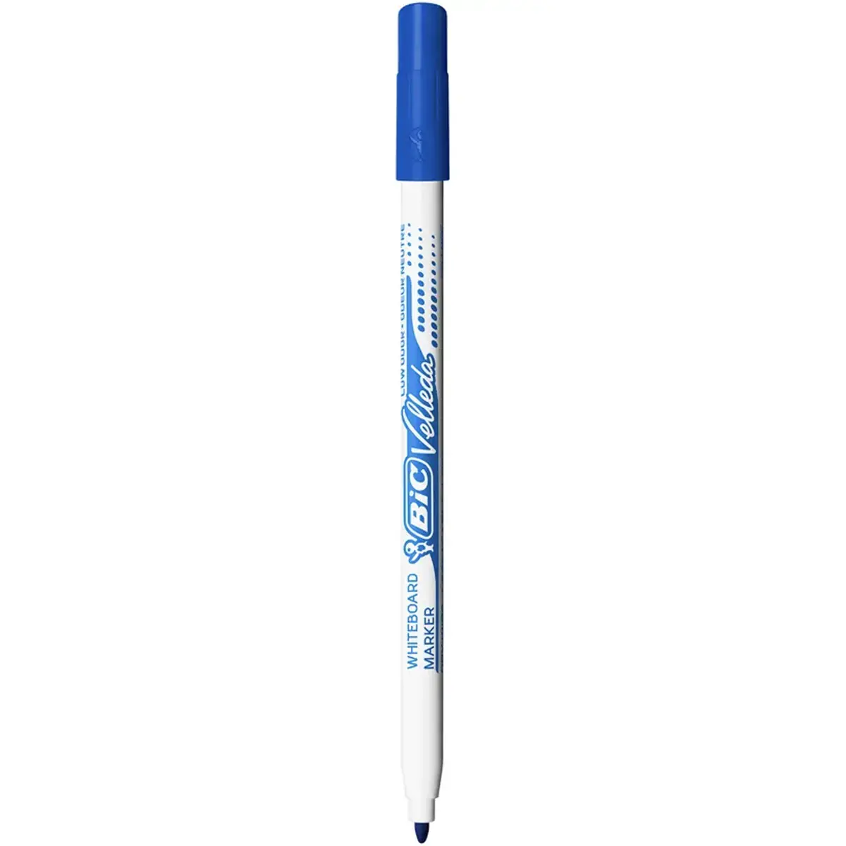 BIC Velleda 1721 Feutres pour Tableau Blanc Effa&ccedil;ables &agrave; Sec Pointe Conique Fine - Bleu , Bo&icirc;te de 24 photo du produit