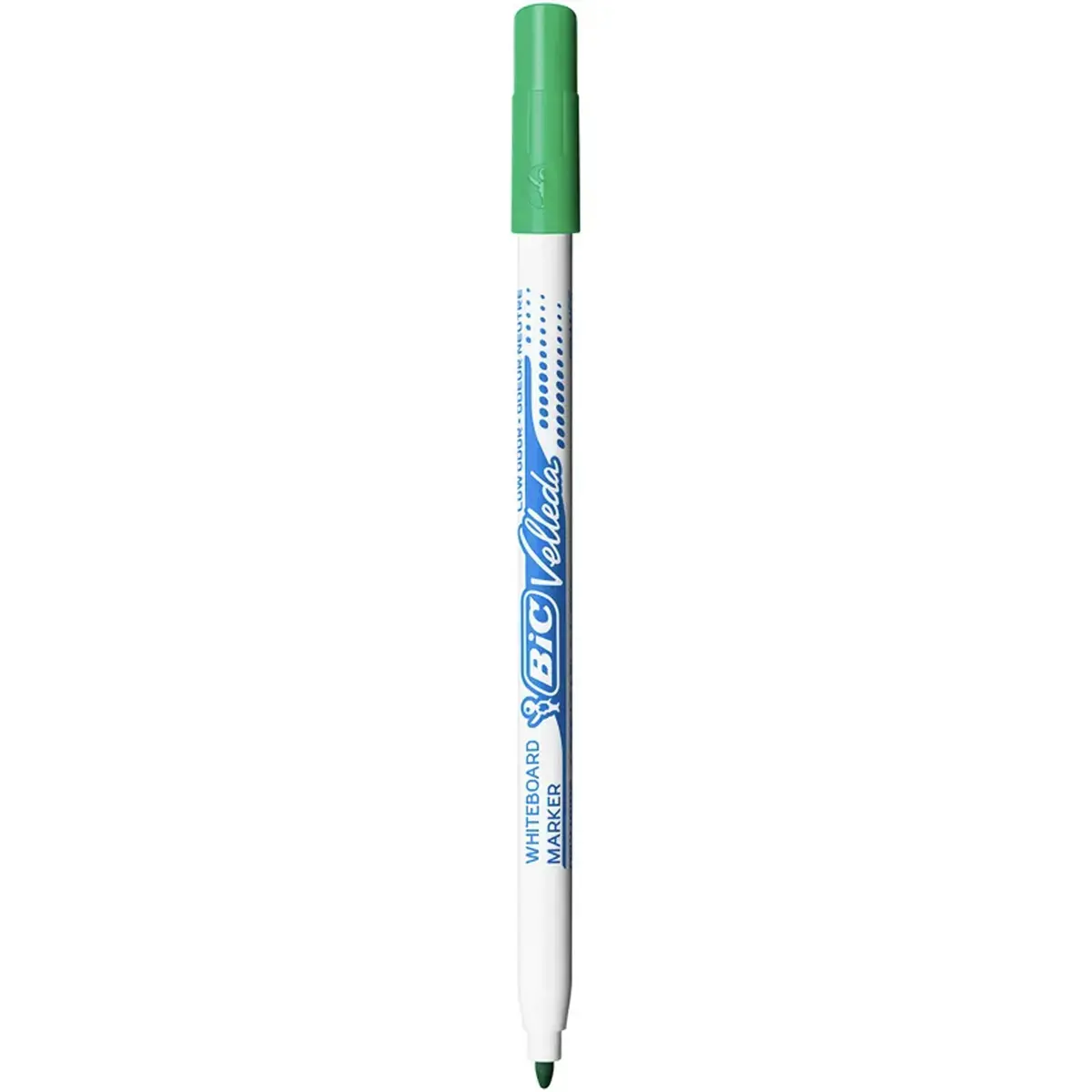 BIC Velleda 1721 Feutres pour Tableau Blanc Effa&ccedil;ables &agrave; Sec Pointe Conique Fine - Vert , Bo&icirc;te de 24 photo du produit