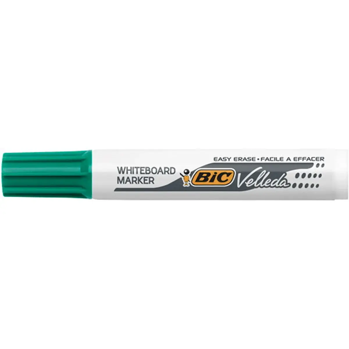 BIC Velleda 1791 Feutres pour Tableau Blanc Effaçables à Sec Pointe Large Biseautée - Vert photo du produit