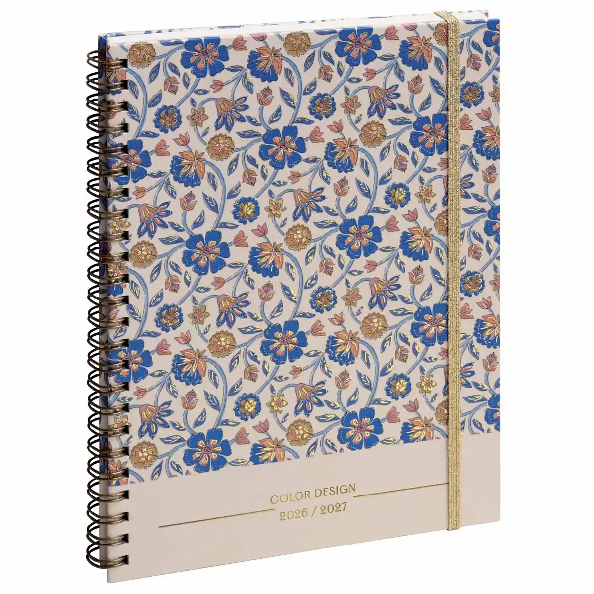 Agenda semainier Exacompta Color Design - 15 x 21 cm - Fleurs photo du produit