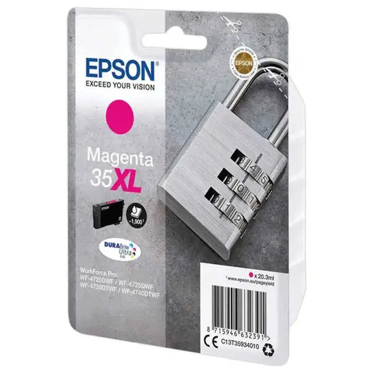 Cartouche Jet d'encre Epson 35XL magenta photo du produit