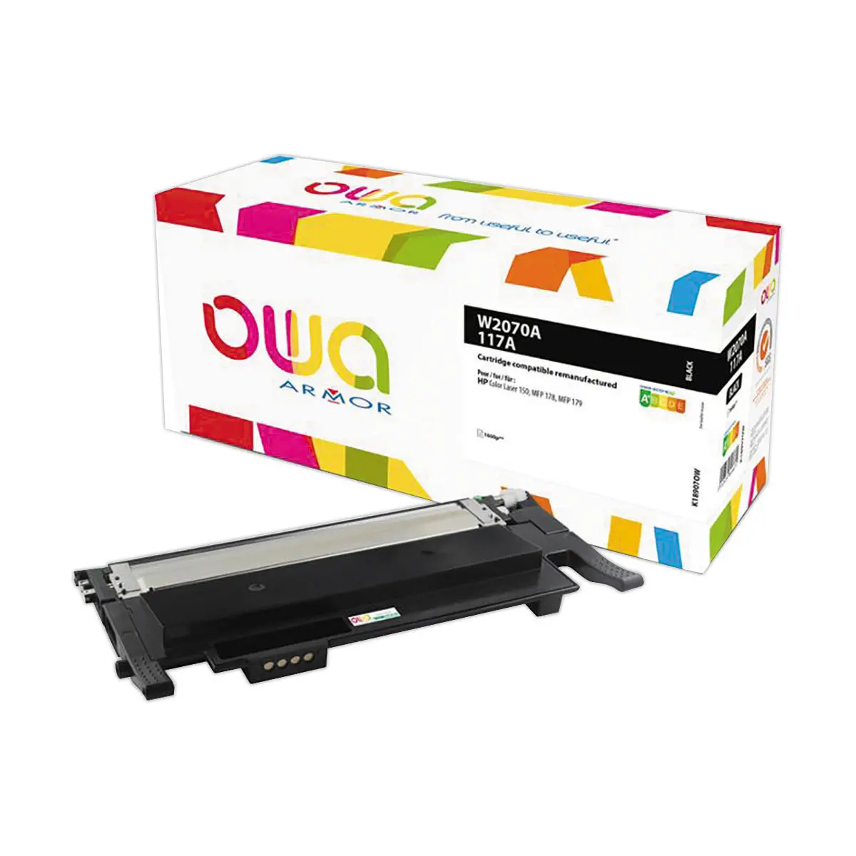 Toner éq. HP W2070A - Maxi capacité - Noir - OWA photo du produit