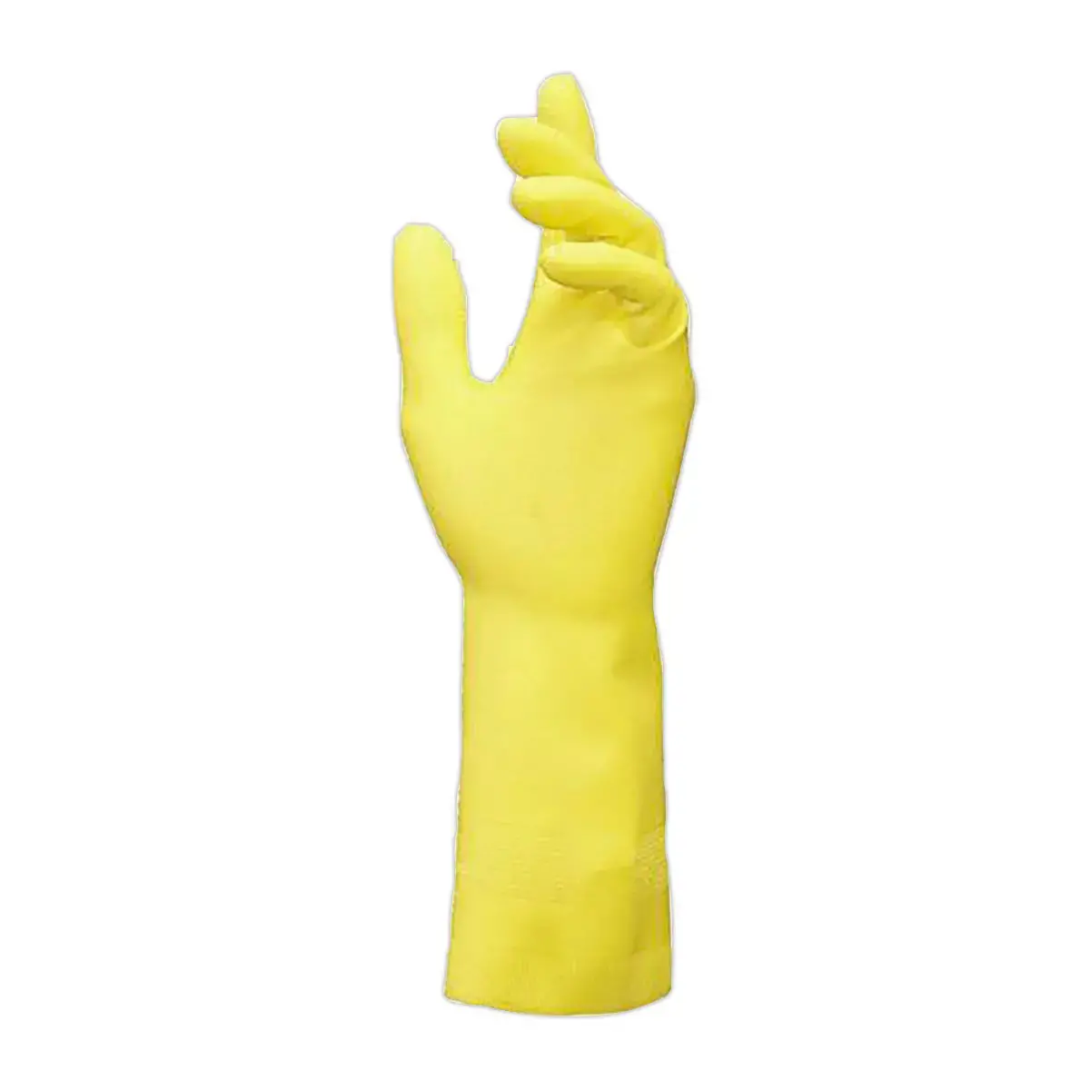 Gants m&eacute;nagers en latex &ndash; Taille 7 &ndash; Jaune &ndash; Mapa photo du produit