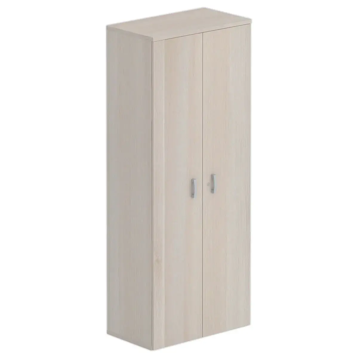 Armoire haute mélamine 2 portes 197x80x42cm acacia photo du produit