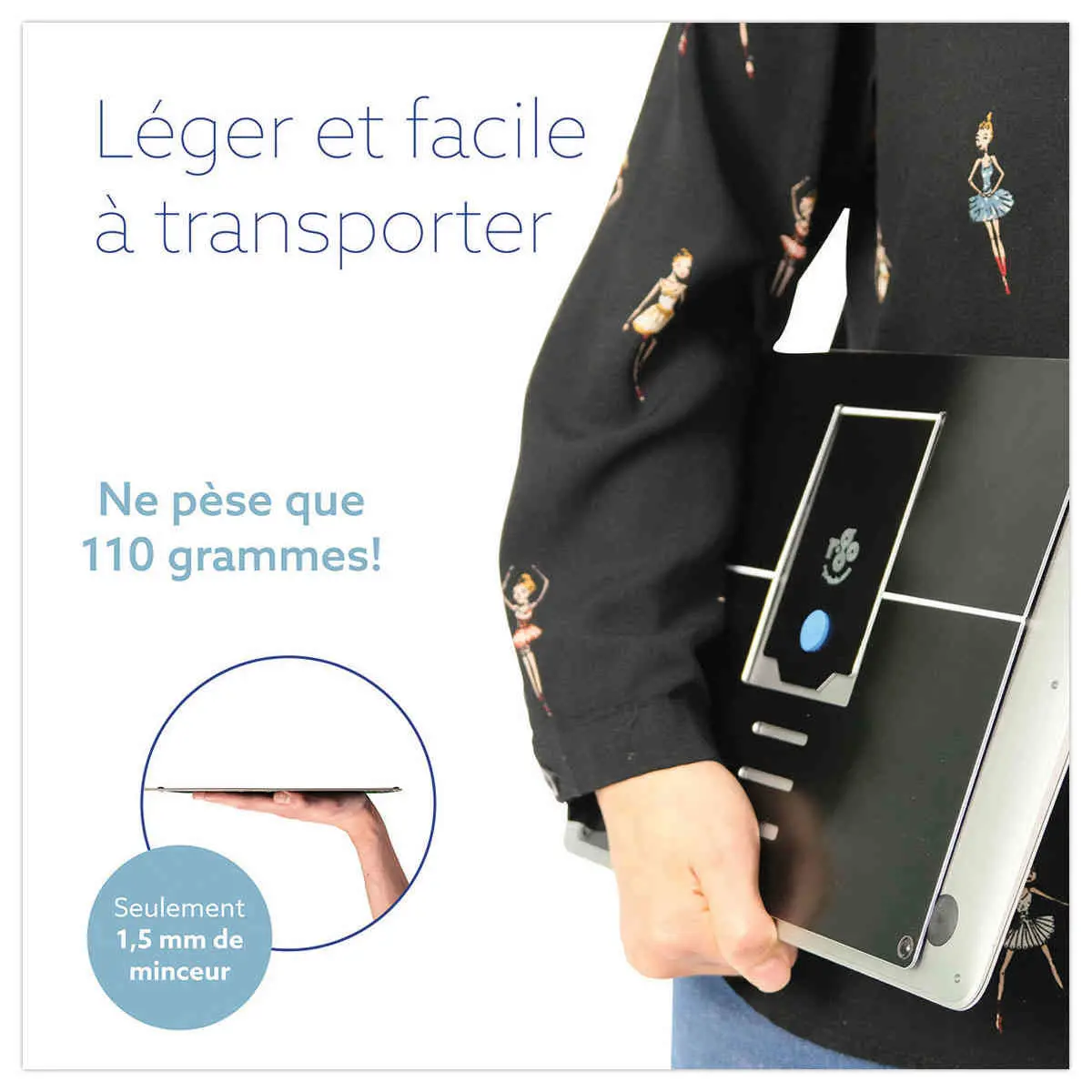 Support PC portable RISER attachable photo du produit