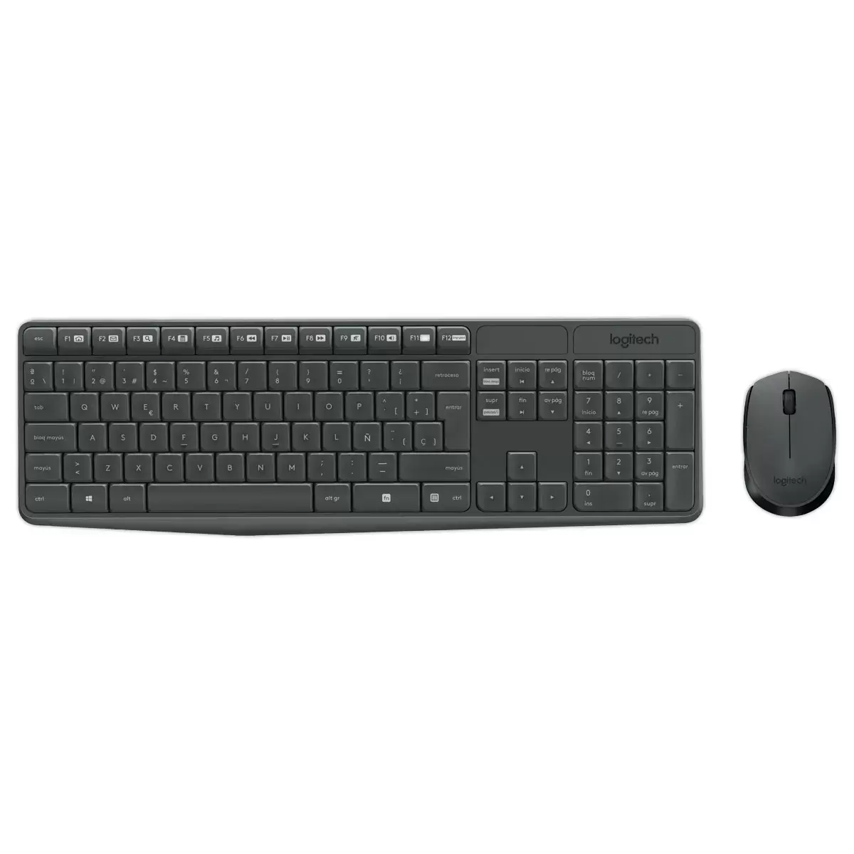 Ensemble clavier et souris sans fil MK235 - Anti-éclaboussures - LOGITECH photo du produit
