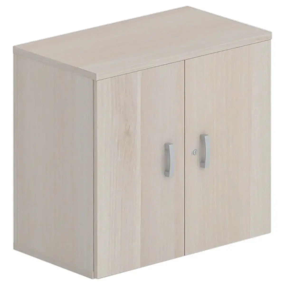 Armoire m&eacute;lamin&eacute;e 2 portes acacia hauteur 73 cm photo du produit