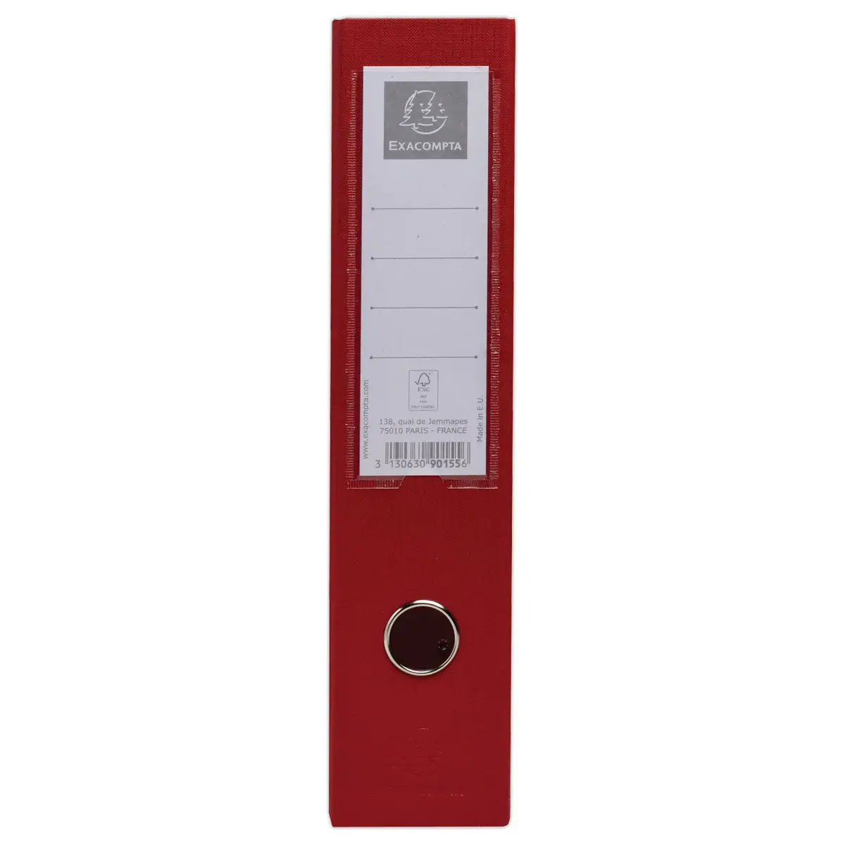 Porte-revues pliable Exacompta en polypro-Dos 7 cm- rouge photo du produit