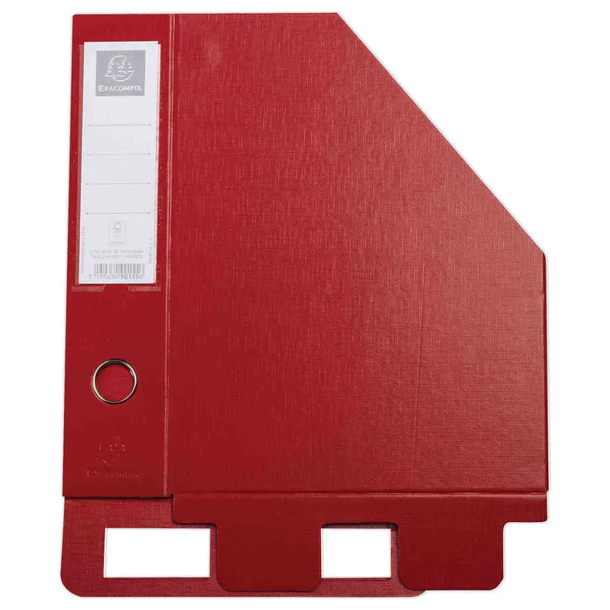 Porte-revues pliable Exacompta en polypro-Dos 7 cm- rouge photo du produit