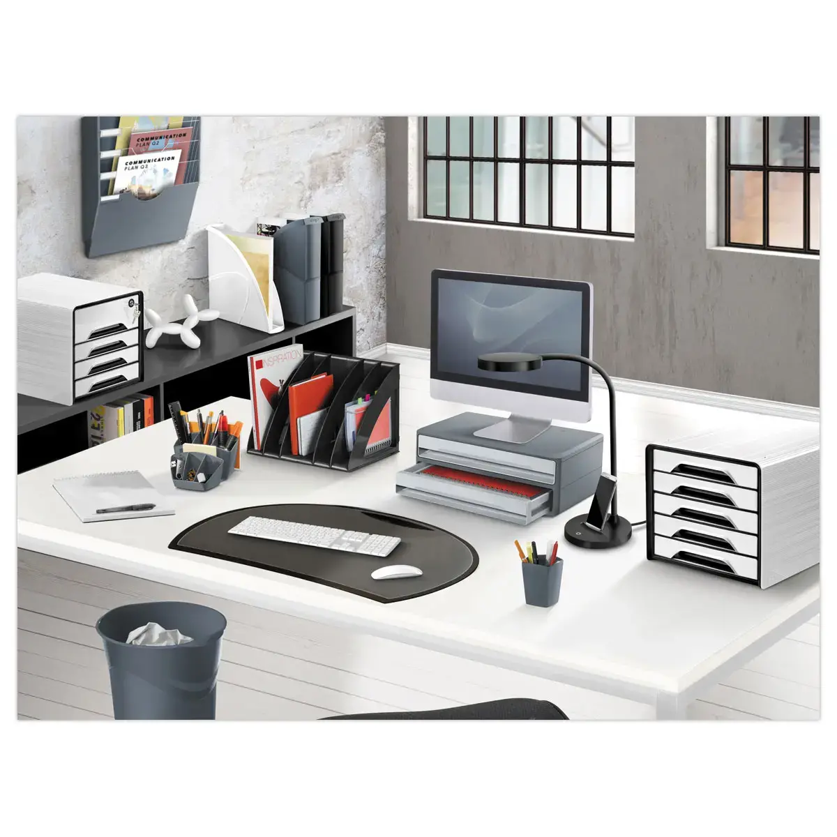 Porte-revues - gris - CEP PRO Gloss photo du produit