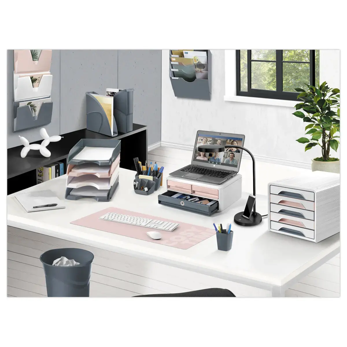 Porte-revues - gris - CEP PRO Gloss photo du produit