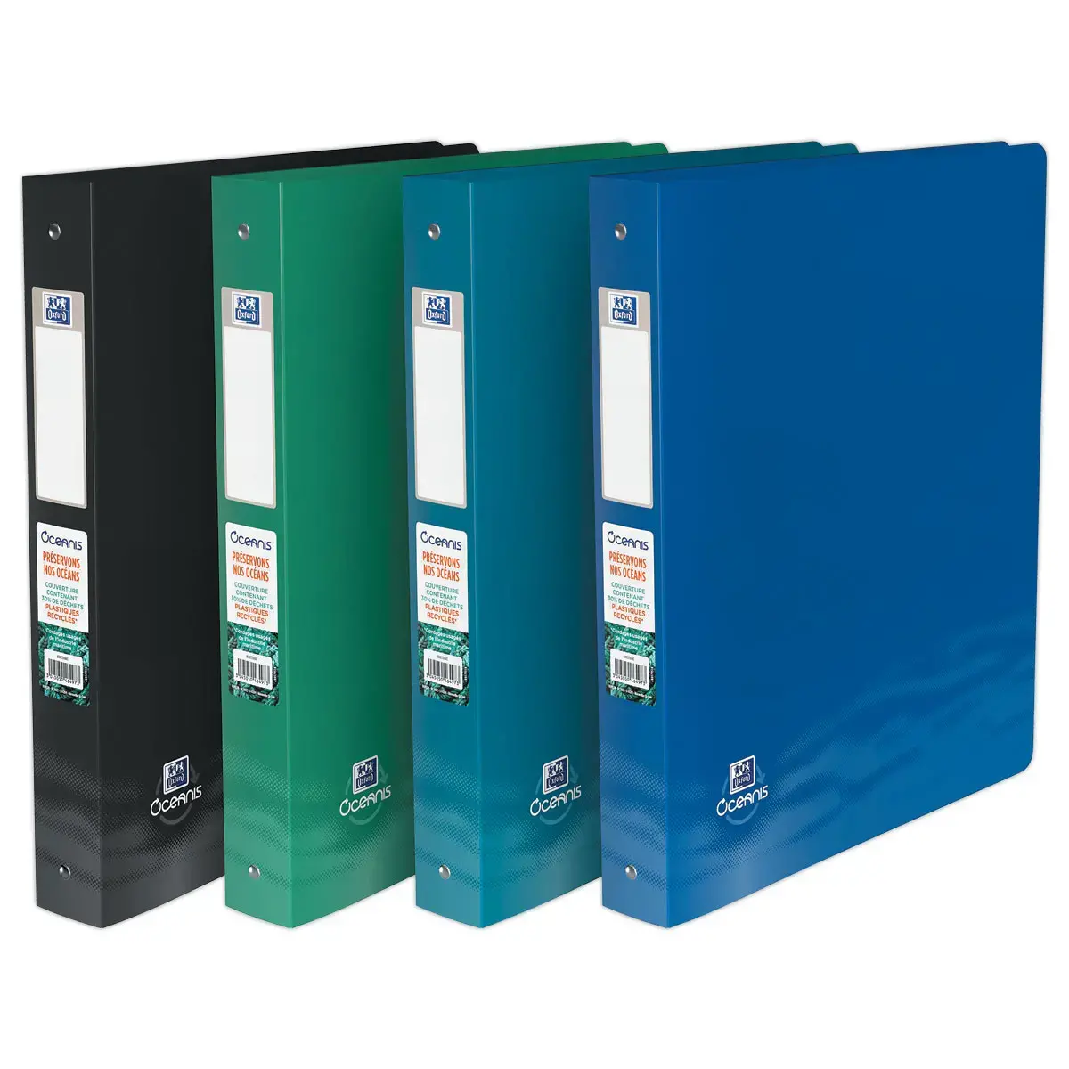 10 Classeurs Oceanis - 4 anneaux - OXFORD photo du produit