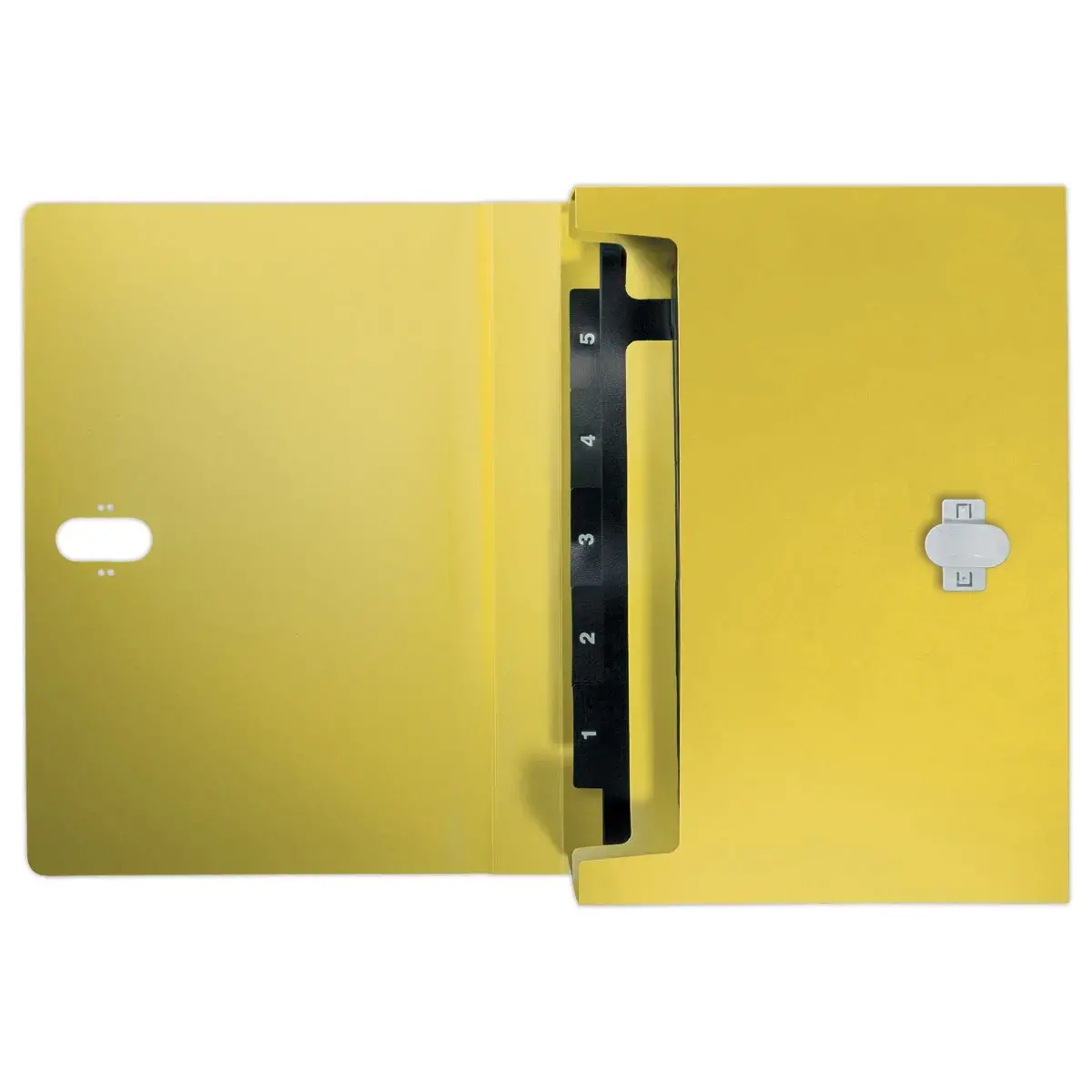 Trieur extensible en PP recyclé - 6 compartiments - Jaune - LEITZ photo du produit