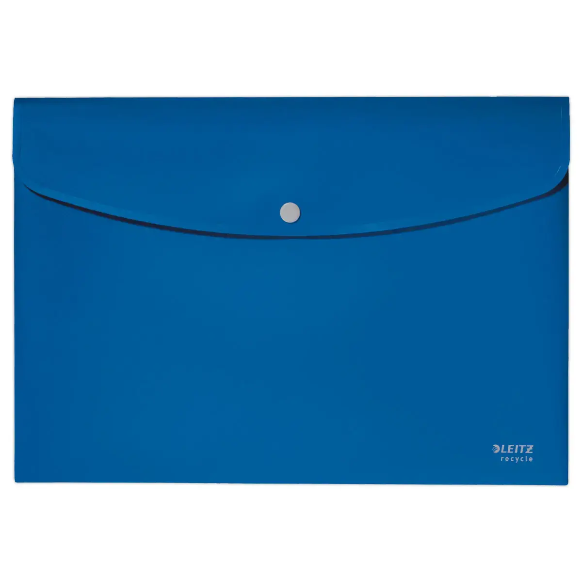 Pochette pression Leitz PP recycl&eacute; A4 bleu photo du produit