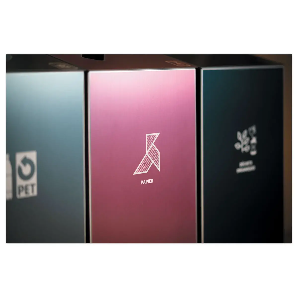 Poubelle double flux - 60L - NATUREN photo du produit