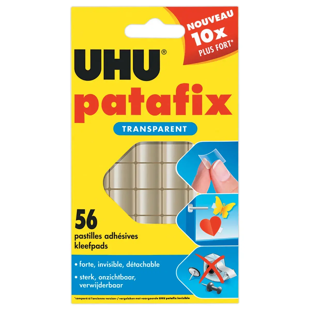 Patafix transparent - 56 pastilles photo du produit