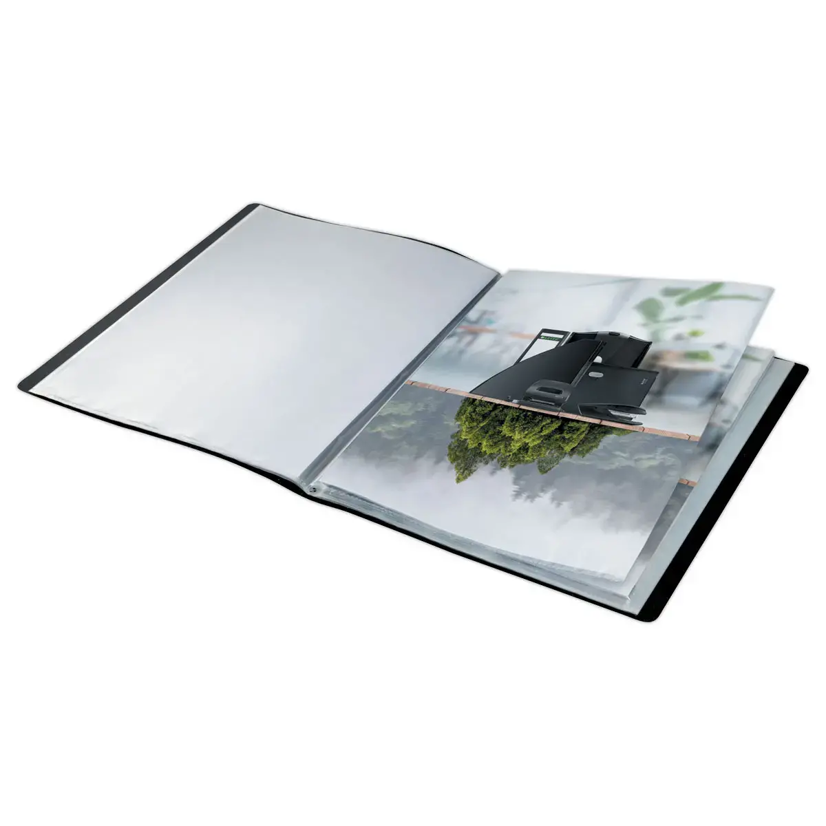 Protège-documents - A4 en PP recyclé - 40 pochettes - Noir - Leitz photo du produit