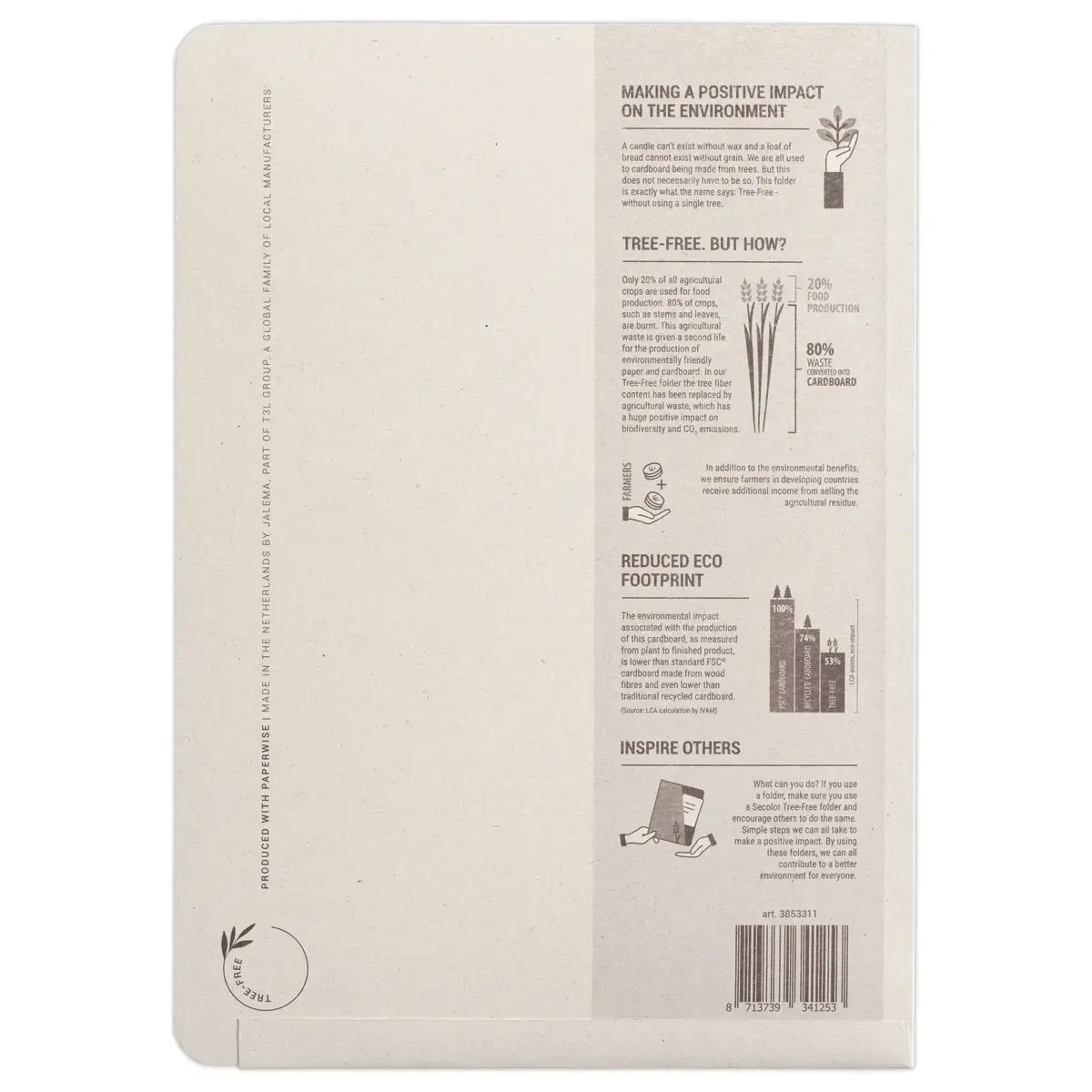 10 Chemise dossier découpée Tree Free photo du produit