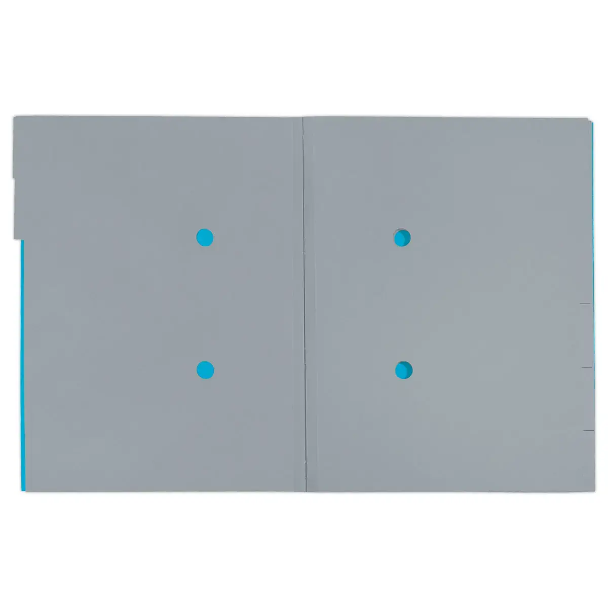 Trieur avec &eacute;lastiques Leitz 6 touches- 100% recycl&eacute; - Bleu photo du produit
