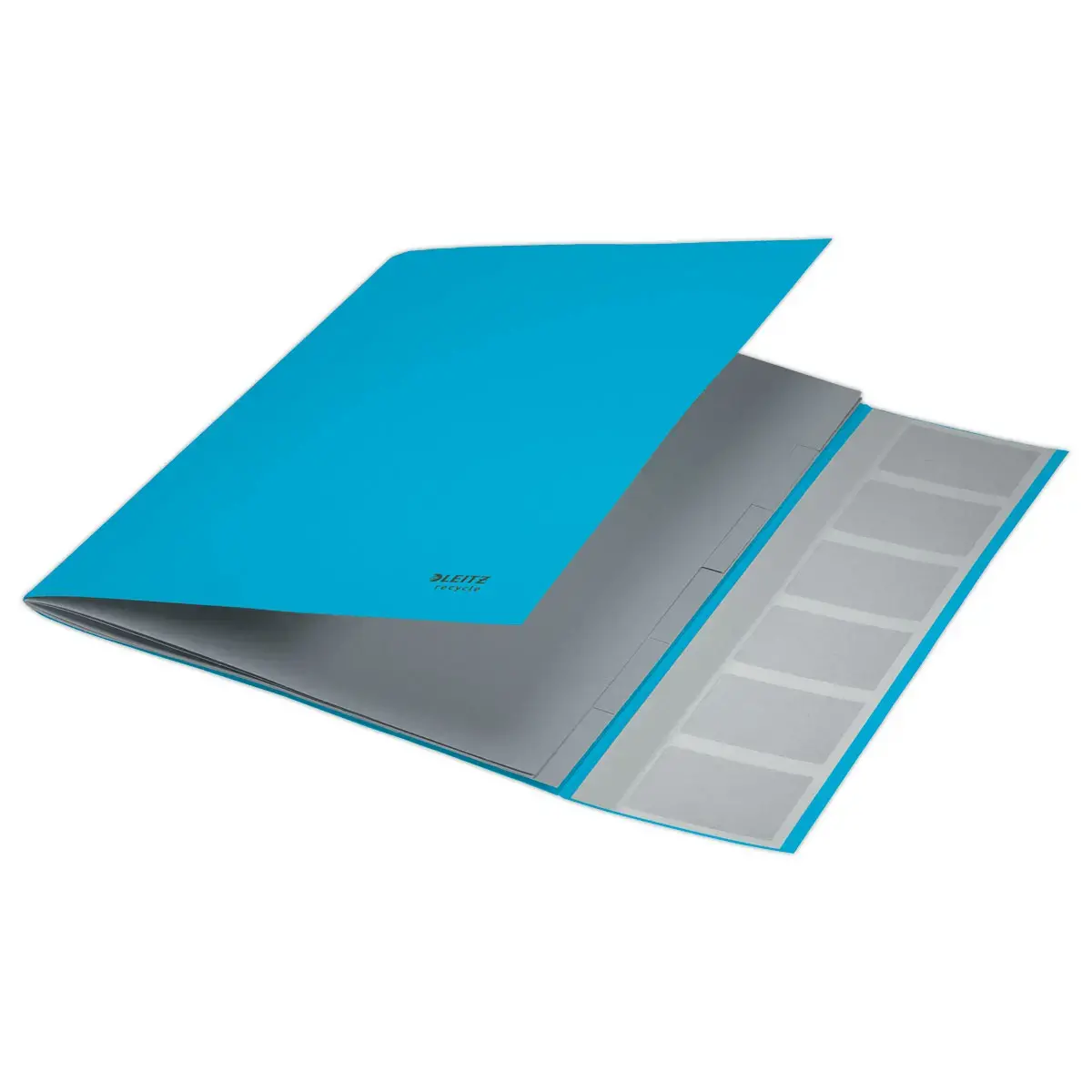 Trieur avec &eacute;lastiques Leitz 6 touches- 100% recycl&eacute; - Bleu photo du produit