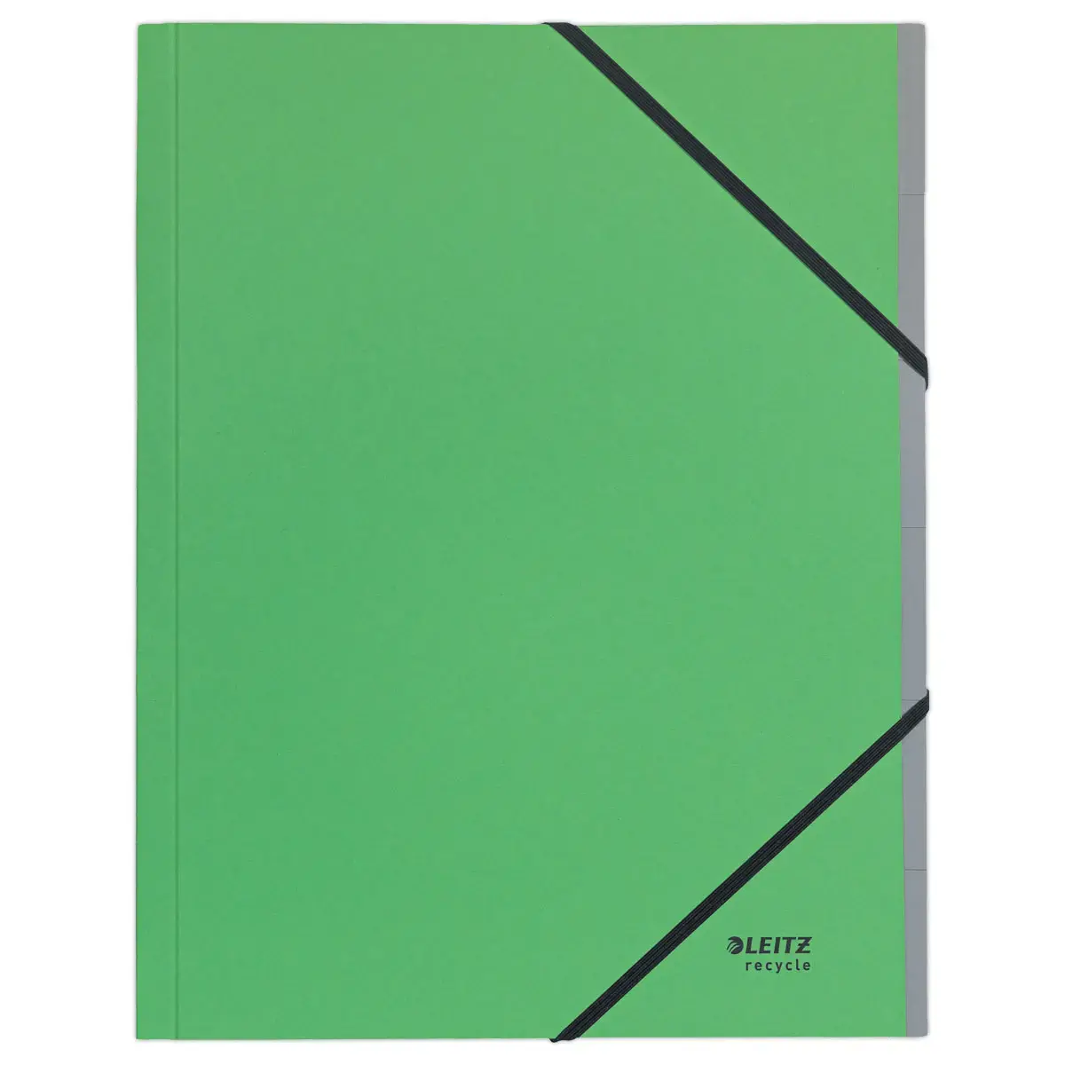 Trieur avec élastiques - 6 touches- 100% recyclé - vert - Leitz photo du produit