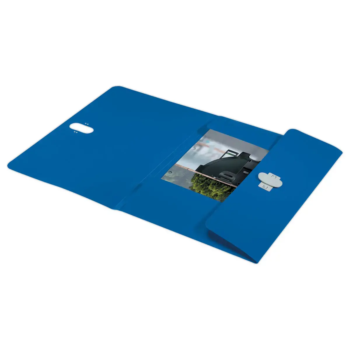 Chemise 3 rabats - A4 - PP recyclé - Bleu - Leitz photo du produit