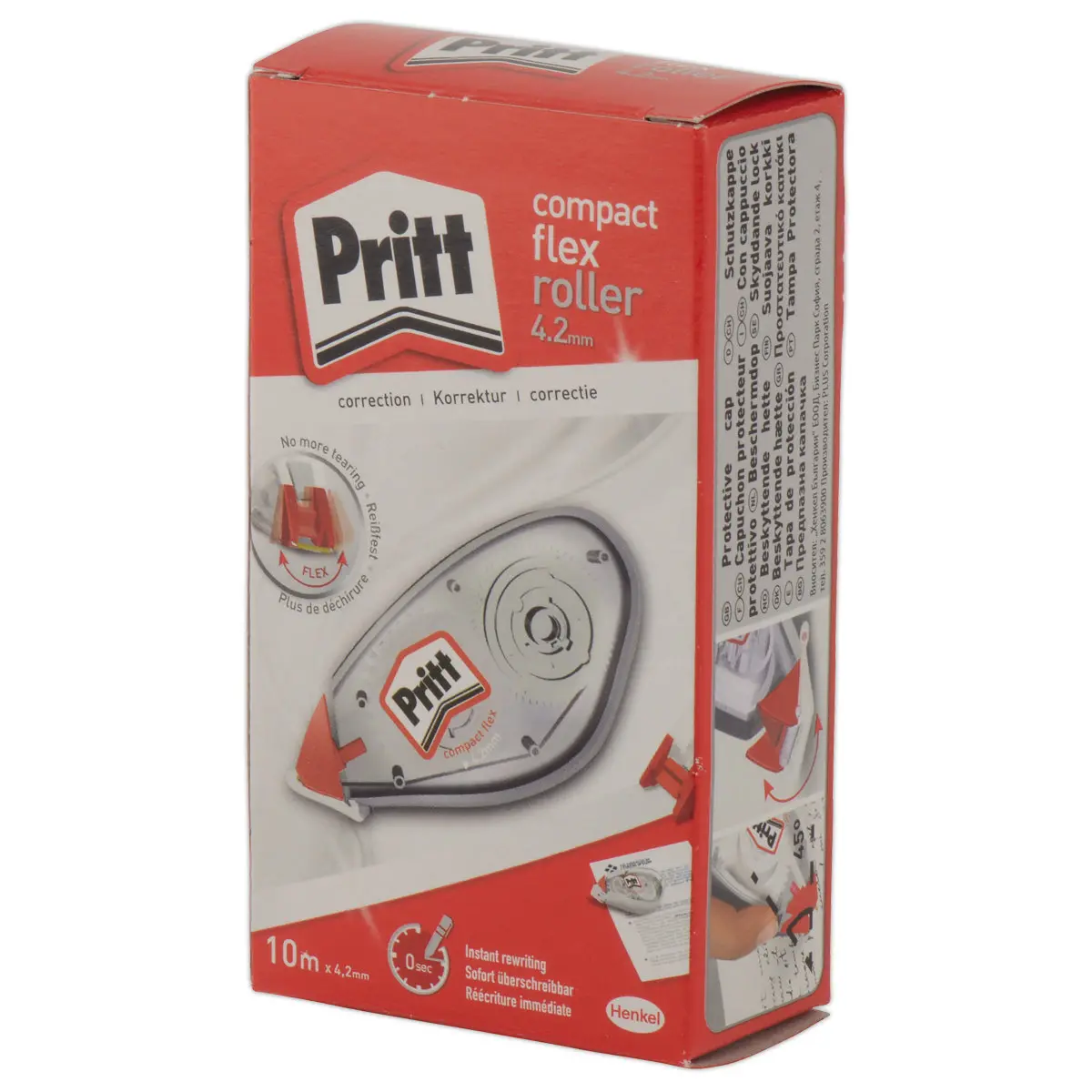 Correcteur &agrave; sec frontal Roller compact - 10 m x 4,2 mm - Pritt photo du produit
