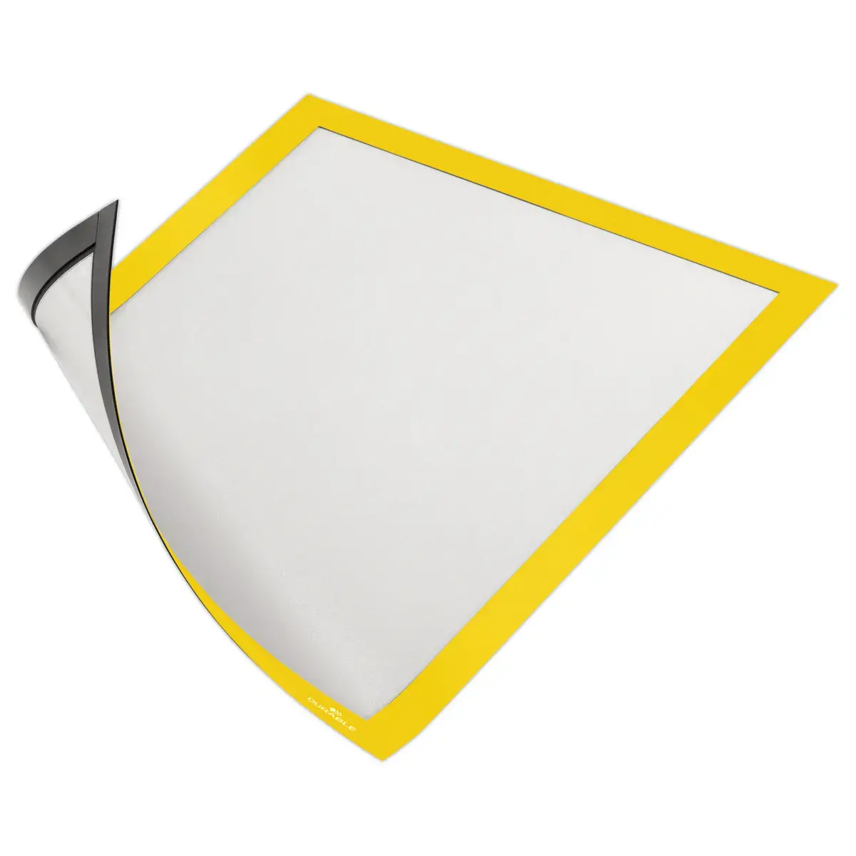 5 Cadres d'affichage magnétiques DURAFRAME MAGNETIC - A4 - Jaune - Durable photo du produit