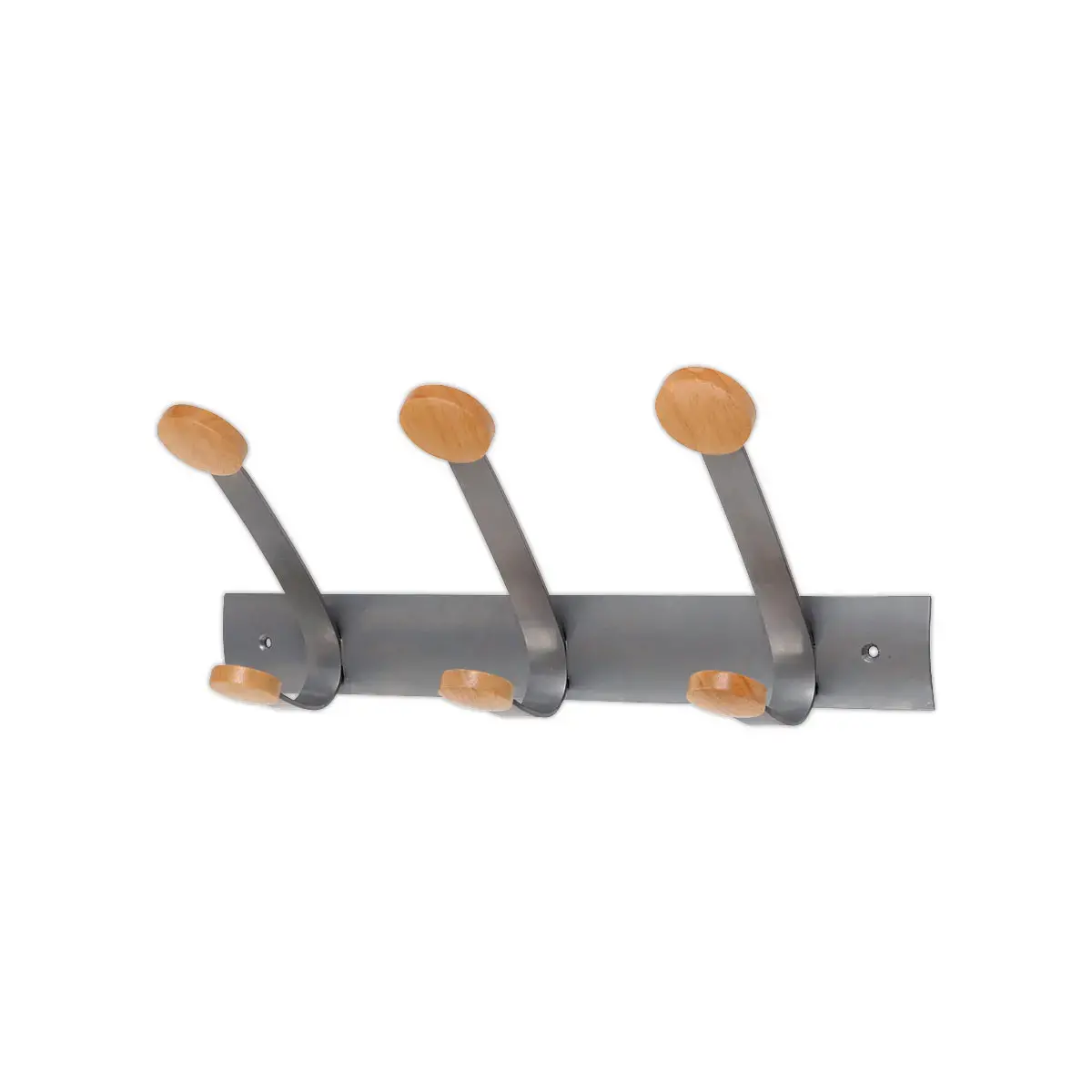 Pat&egrave;res acier et bois gris m&eacute;tallis&eacute;/bois photo du produit