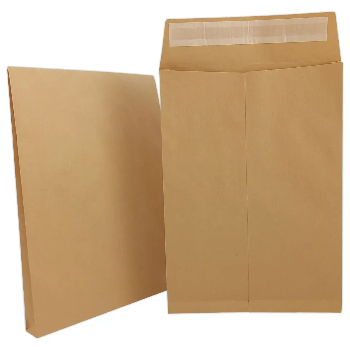 50 Pochettes kraft &agrave; soufflet 120gr 229x324mm photo du produit