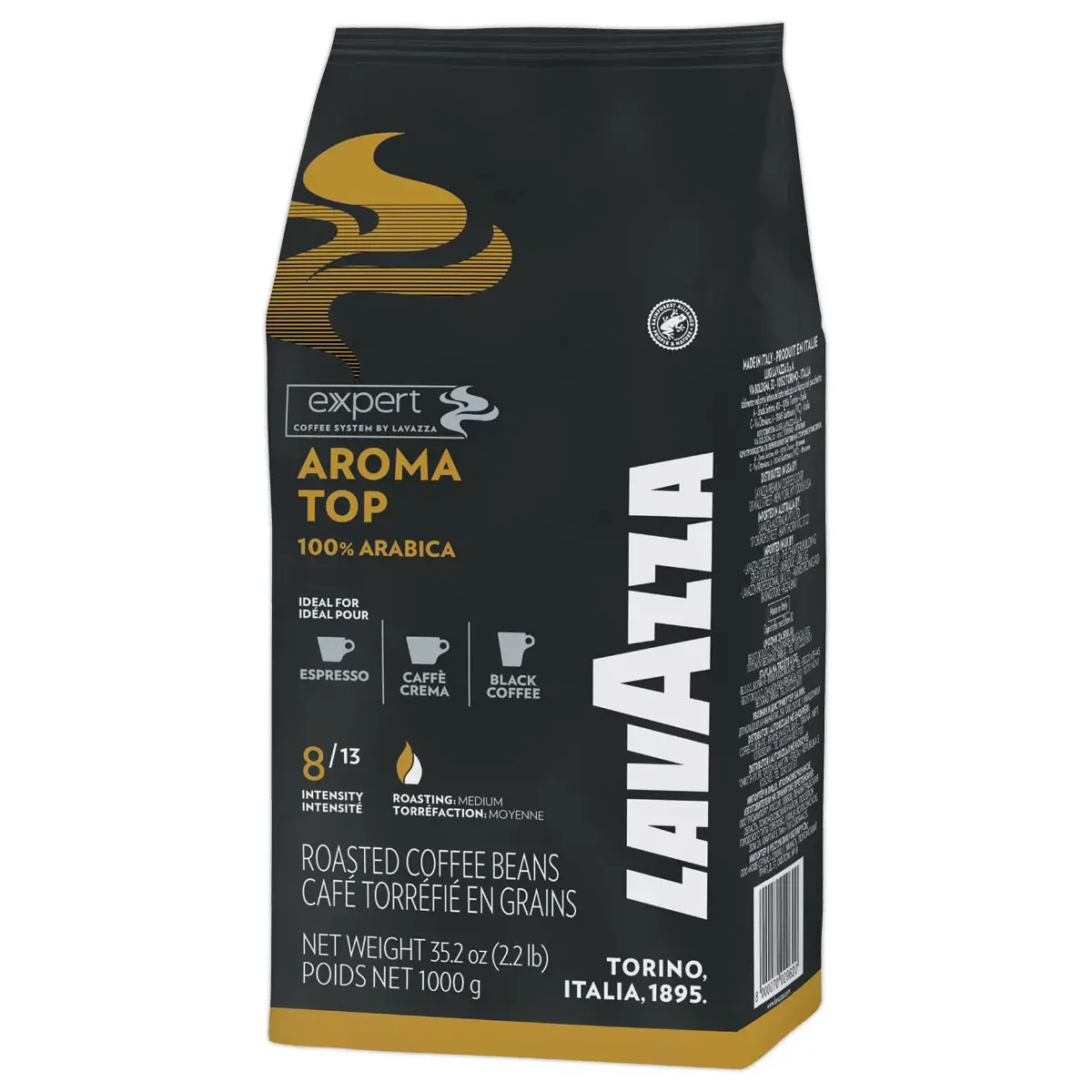Caf&eacute; grains 1kg LAVAZZA  Aroma Top RFA photo du produit