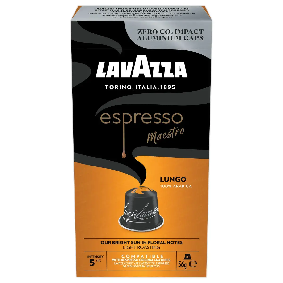 10 Capsules Espresso Lungo &ndash;  Compatibles Nespresso - Lavazza photo du produit