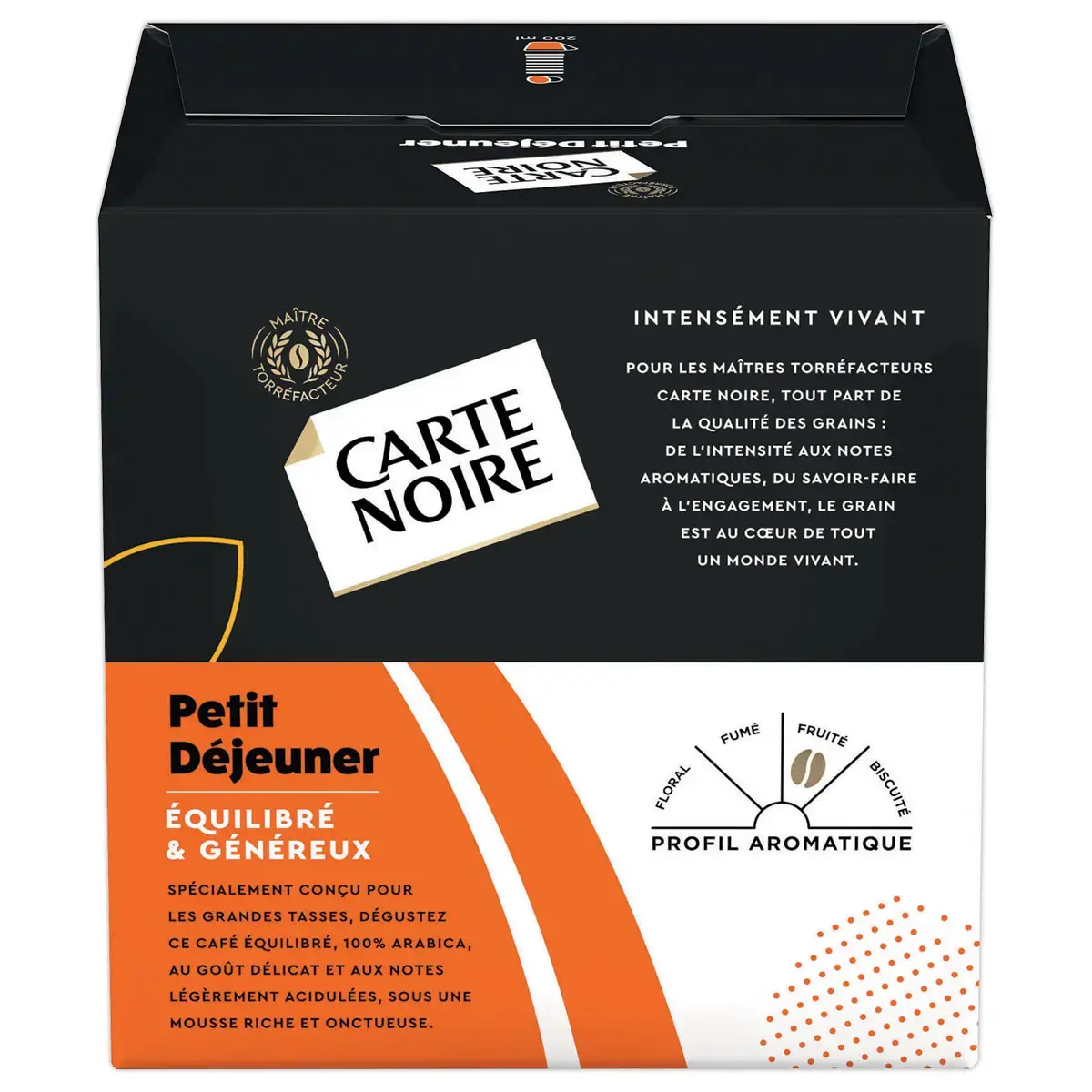 Boite de 16 capsules de café Carte Noire Petit Déjeuner pour cafetière DolceGusto photo du produit