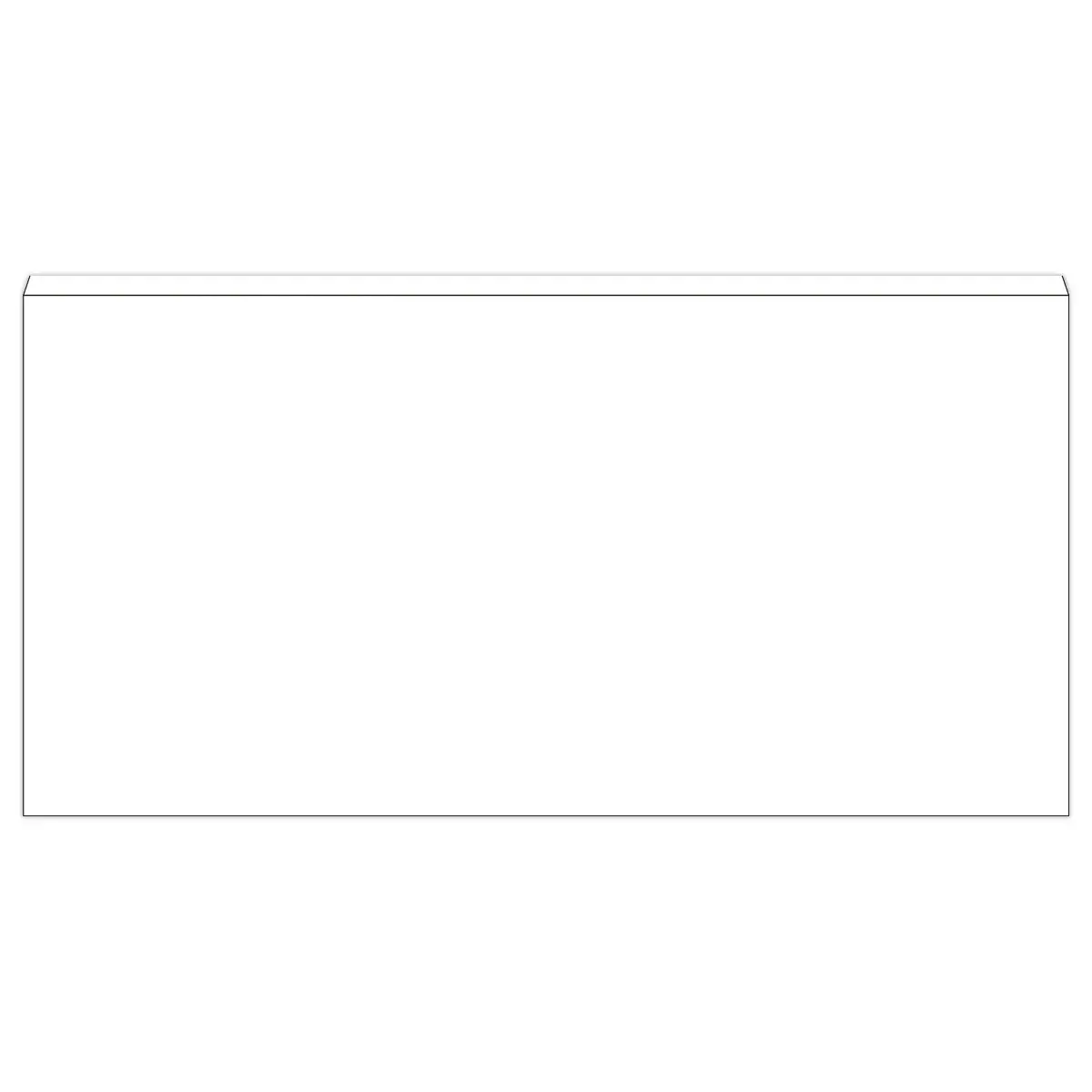 500 Enveloppes blanches 114x229  80 gr silicon&eacute;e Fiducial photo du produit