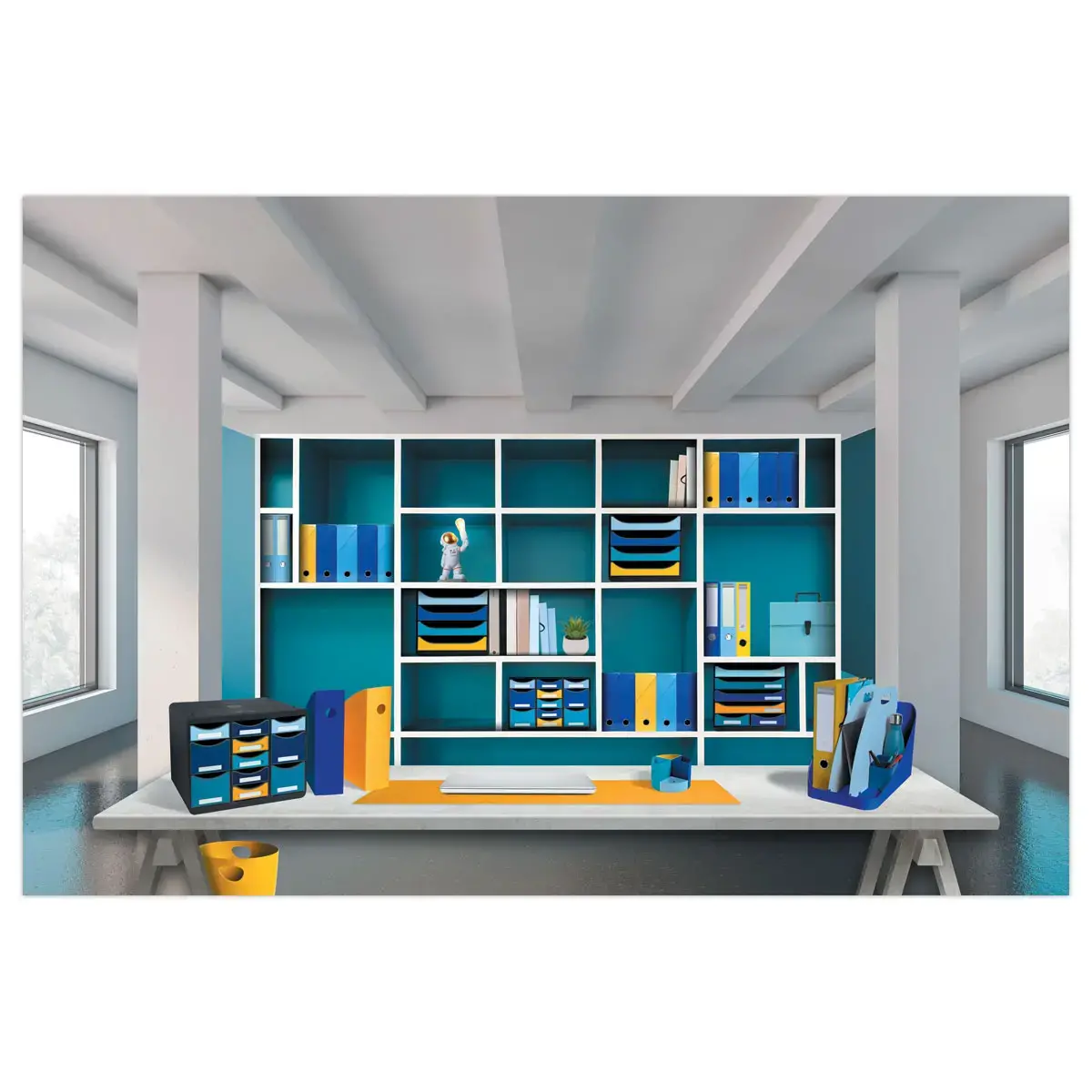 Flex Box Bee Blue Marine/bleu clair photo du produit