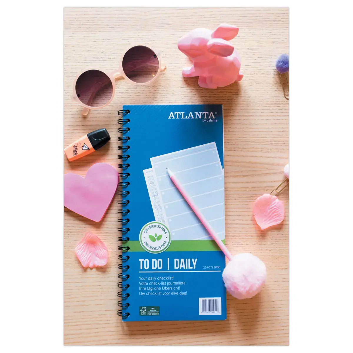 Carnet " To do " - 297x140 mm - ATLANTA photo du produit